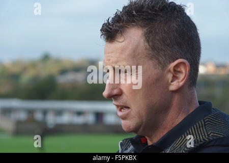 Nigel Owens, Gallese internazionalmente rinomata rugby arbitro Foto Stock