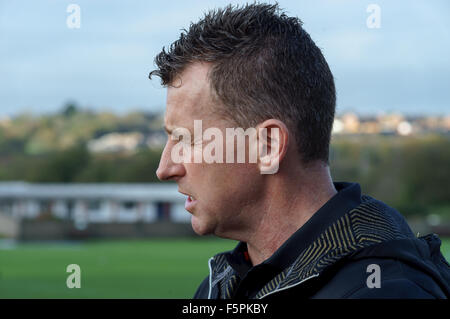 Nigel Owens, Gallese internazionalmente rinomata rugby arbitro Foto Stock