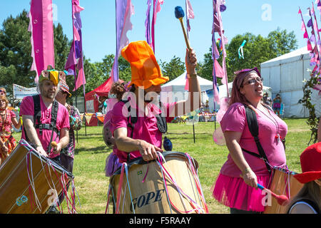 Faery Fest di Mount Edgcumbe park, Cornwall, Regno Unito Foto Stock