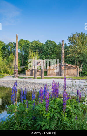 Il Museo di Antropologia, Vancouver, British Columbia, Canada Foto Stock