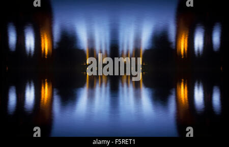 San Francisco, luogo di belle arti, montaggi di acqua Foto Stock