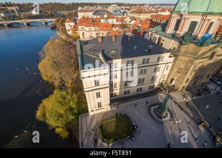 Krizovnicke Namesti Piazza Città Vecchia città di Praga, Repubblica Ceca, Europa Foto Stock