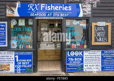 Tradizionale pescivendolo Hastings East Sussex Regno Unito Foto Stock