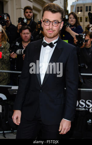 GQ Men of the Year Awards 2015 presso la Royal Opera House - Arrivi con: Sam Smith Dove: Londra, Regno Unito quando: 08 Set 2015 Foto Stock