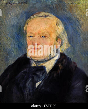 Richard Wagner 1882 Pierre Auguste Renoir 1841-1919 impressionista francese Francia ( Wilhelm Richard Wagner 1813 - 1883 del compositore tedesco opera Concert Music ) Foto Stock