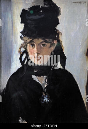 Berthe Morisot 1872 Édouard Manet 1832 - 1883 Francia - Francese Foto Stock