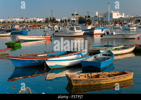 Porto di pesca, Isla Cristina Huelva provincia, regione dell'Andalusia, Spagna, Europa Foto Stock