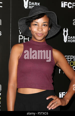 Premiere di IFC Films' "dormire con altre persone" con: Aasha Davis dove: Hollywood, California, Stati Uniti quando: 10 Set 2015 Foto Stock