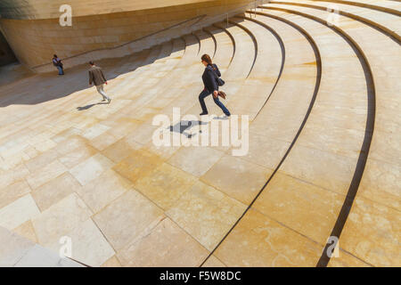 Museo Guggenheim. Bilbao Biscay, Paesi Baschi, l'Europa. Foto Stock