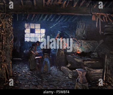 La fucina di Marly-le-Roi 1875 Alfred Sisley 1839 - 1899 British / impressionista francese Francia Foto Stock