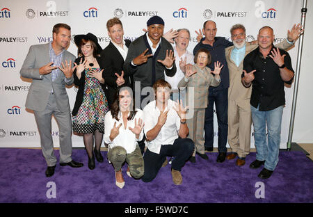 PaleyFest Evento speciale: 'NCIS: Los Angeles' cadono Premiere - Arrivi con: Chris O'Donnell, Renée Felice Smith, Barrett Foa, LL Cool J, Miguel Ferrer, Shane Brennan, Daniela Ruah, Eric Christian Olsen, Linda Hunt dove: Beverly Hills, in California, U Foto Stock