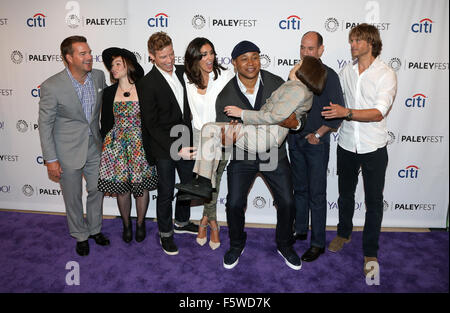 PaleyFest Evento speciale: 'NCIS: Los Angeles' cadono Premiere - Arrivi con: Chris O'Donnell, Renée Felice Smith, Barrett Foa, LL Cool J, Miguel Ferrer, Shane Brennan, Daniela Ruah, Eric Christian Olsen, Linda Hunt dove: Beverly Hills, in California, U Foto Stock