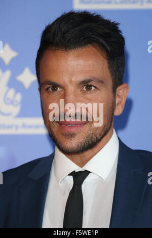 La Lotteria Nazionale Awards 2015 tenutasi presso la London Studios - Arrivi con: Peter Andre dove: Londra, Regno Unito quando: 11 Set 2015 Foto Stock