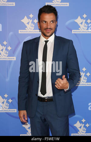 La Lotteria Nazionale Awards 2015 tenutasi presso la London Studios - Arrivi con: Peter Andre dove: Londra, Regno Unito quando: 11 Set 2015 Foto Stock