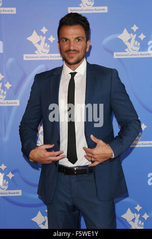 La Lotteria Nazionale Awards 2015 tenutasi presso la London Studios - Arrivi con: Peter Andre dove: Londra, Regno Unito quando: 11 Set 2015 Foto Stock