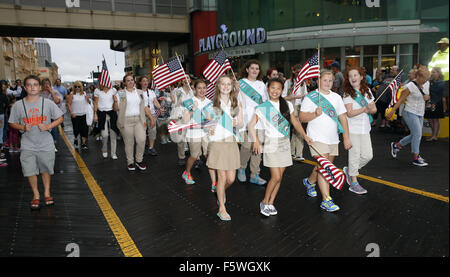 2016 Miss America 'Scome noi le vostre scarpe' Parade presso il lungomare di Atlantic City offre: atmosfera dove: Atlantic City, New Jersey, Stati Uniti quando: 12 Set 2015 Foto Stock