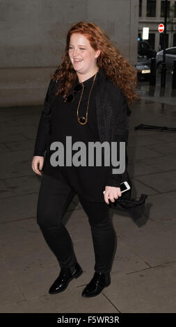 Francesca nella foto che arrivano alla Radio 1 studios con: Francesca dove: Londra, Regno Unito quando: 14 Set 2015 Foto Stock