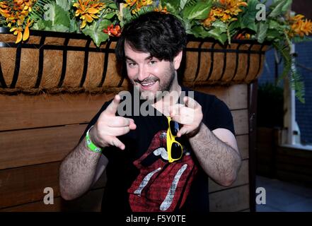 Attori' equità toast il 2015-2016 stagione di Broadway con un cocktail party presso il Santuario Hotel. Dotato di: Alex Brightman dove: la città di New York, New York, Stati Uniti quando: 20 Set 2015 Foto Stock