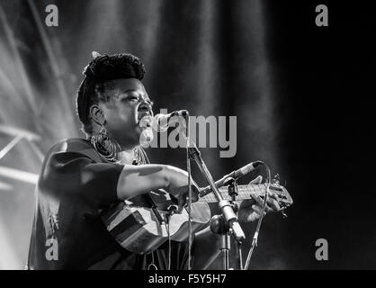 2015 Premio Mercurio nominato Eska esecuzione del festival Womad a Fuerteventura isole Canarie in Spagna su 07/11/2015 Foto Stock