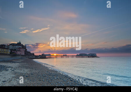 Tramonto di Cromer Foto Stock
