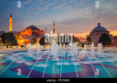 Istanbul. Immagine di Hagia Sophia a Istanbul, Turchia. Foto Stock