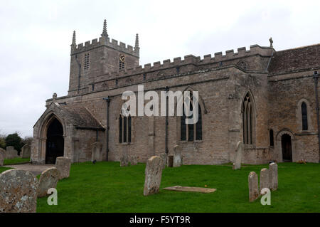 La Chiesa di Santa Maria, Woodnewton, Northamptonshire, England, Regno Unito Foto Stock