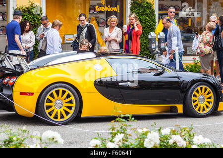 Una Bugatti Veyron al 2011 Rodeo Drive Concours d'eleganza in Beverly Hills California Foto Stock