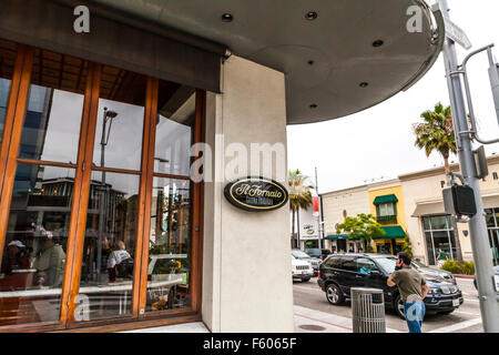 Il ristorante Fornaio in Beverly Hills California Foto Stock