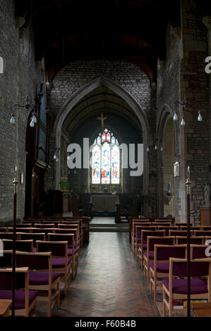 La Chiesa di Santa Maria, Woodnewton, Northamptonshire, England, Regno Unito Foto Stock