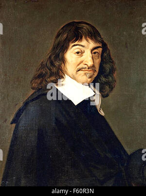 RENE DESCARTES (650) filosofo e matematico francese circa 1650 Foto Stock