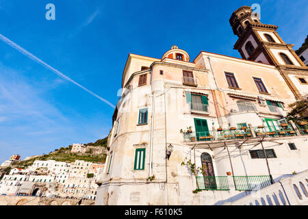 Santa Maria Maddalena la Chiesa in Atrani Foto Stock