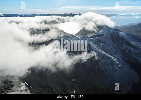 Vista aerea, Tierra del Fuego, Argentina Foto Stock