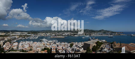 Eivissa porto e marina, Ibiza spagna Foto Stock