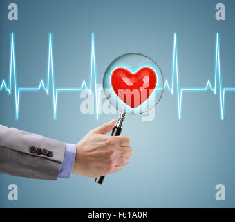 La salute del cuore checkup Foto Stock
