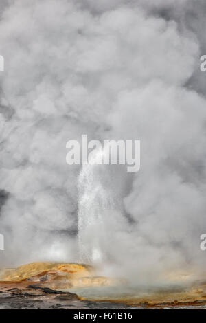 A clessidra geyser Foto Stock