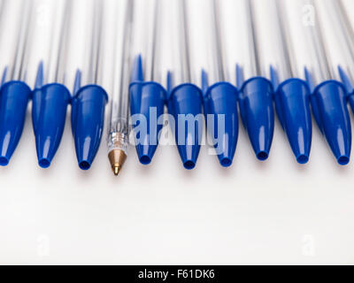 Bic crystal penne blu Foto Stock