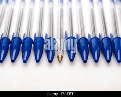 Bic crystal penne blu Foto Stock