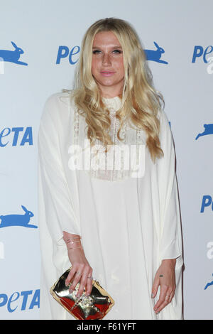 La PETA ha il trentacinquesimo anniversario Bash presso la Hollywood Palladium dotato: Kesha Dove: Los Angeles, California, Stati Uniti quando: 30 Set 2015 Foto Stock