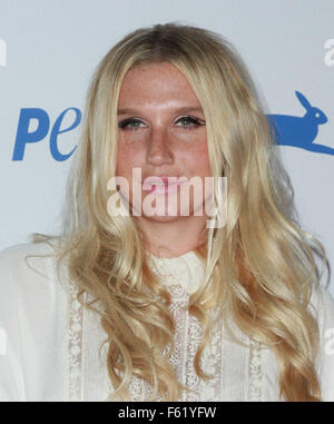 La PETA ha il trentacinquesimo anniversario Bash presso la Hollywood Palladium dotato: Kesha Dove: Los Angeles, California, Stati Uniti quando: 30 Set 2015 Foto Stock