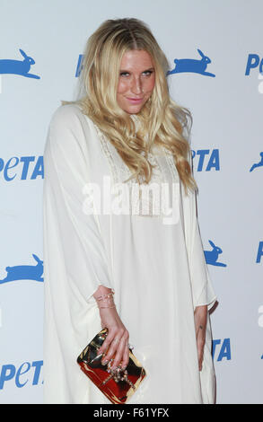 La PETA ha il trentacinquesimo anniversario Bash presso la Hollywood Palladium dotato: Kesha Dove: Los Angeles, California, Stati Uniti quando: 30 Set 2015 Foto Stock