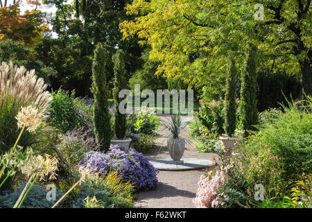 Wave Hill giardino pubblico nel Bronx, New York, Stati Uniti d'America Foto Stock