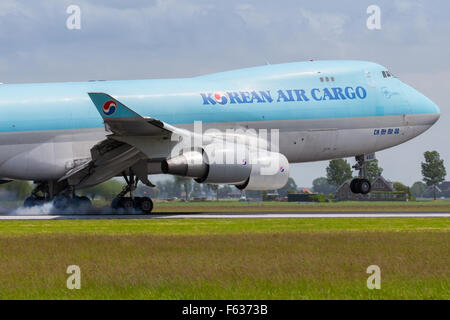 Korean Air Cargo Boeing 747 Foto Stock