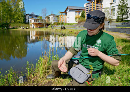 Helsinki maratona di pesce è una gara di pesca dove il vincitore è il team che le catture più diverse specie di pesci in 24 ore. Egli Foto Stock