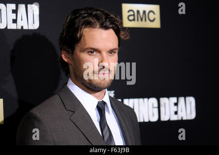 The Walking Dead Stagione 6 Premiere e Ultimate Fan event a Madison Square Garden - Arrivi con: Austin Nichols dove: Manhattan, New York, Stati Uniti quando: 09 Ott 2015 Foto Stock