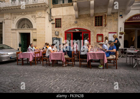 Scene di strada e i dettagli di La Valletta, Malta. Foto Stock