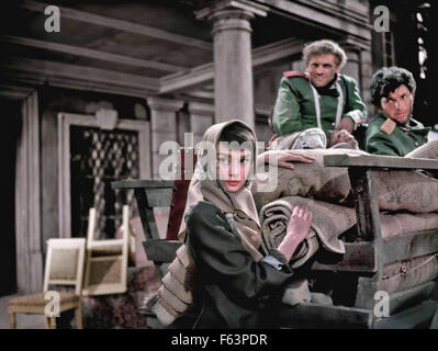 La guerra e la pace 1956 Paramount Pictures film con Audrey Hepburn. Foto Stock