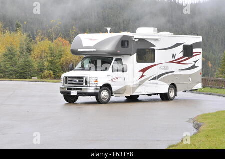 Roadtrip con camper in estate indiana Québec Canada Foto Stock