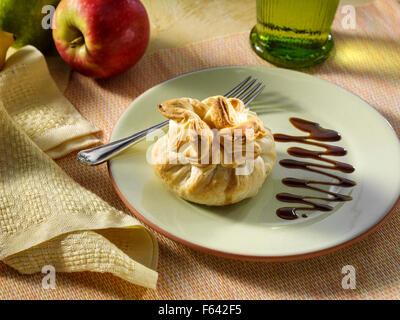 Personal torta di mele Foto Stock