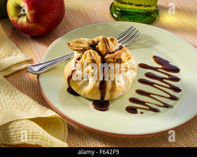 Personal torta di mele Foto Stock