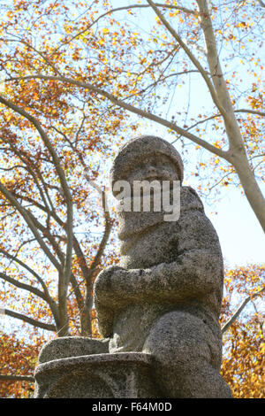 'Mary Harriman Rumsey' Ingresso parco giochi di Central Park in autunno, NYC, STATI UNITI D'AMERICA Foto Stock